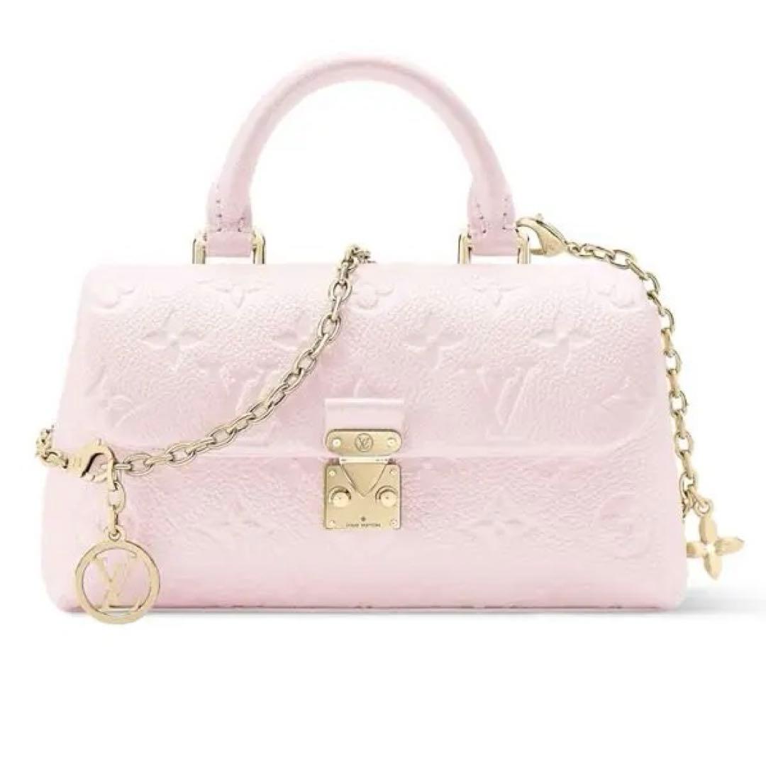 み*ち様 新作 ルイヴィトン LV バッグ ナノマドレーヌ モノグラム