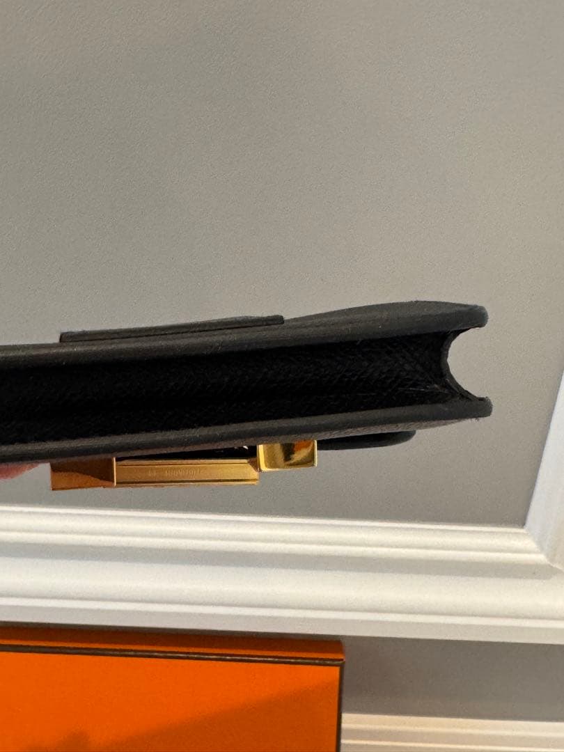 HERMES エルメス　コンスタンススリム　ノワール　ゴールド金具　新品未使用