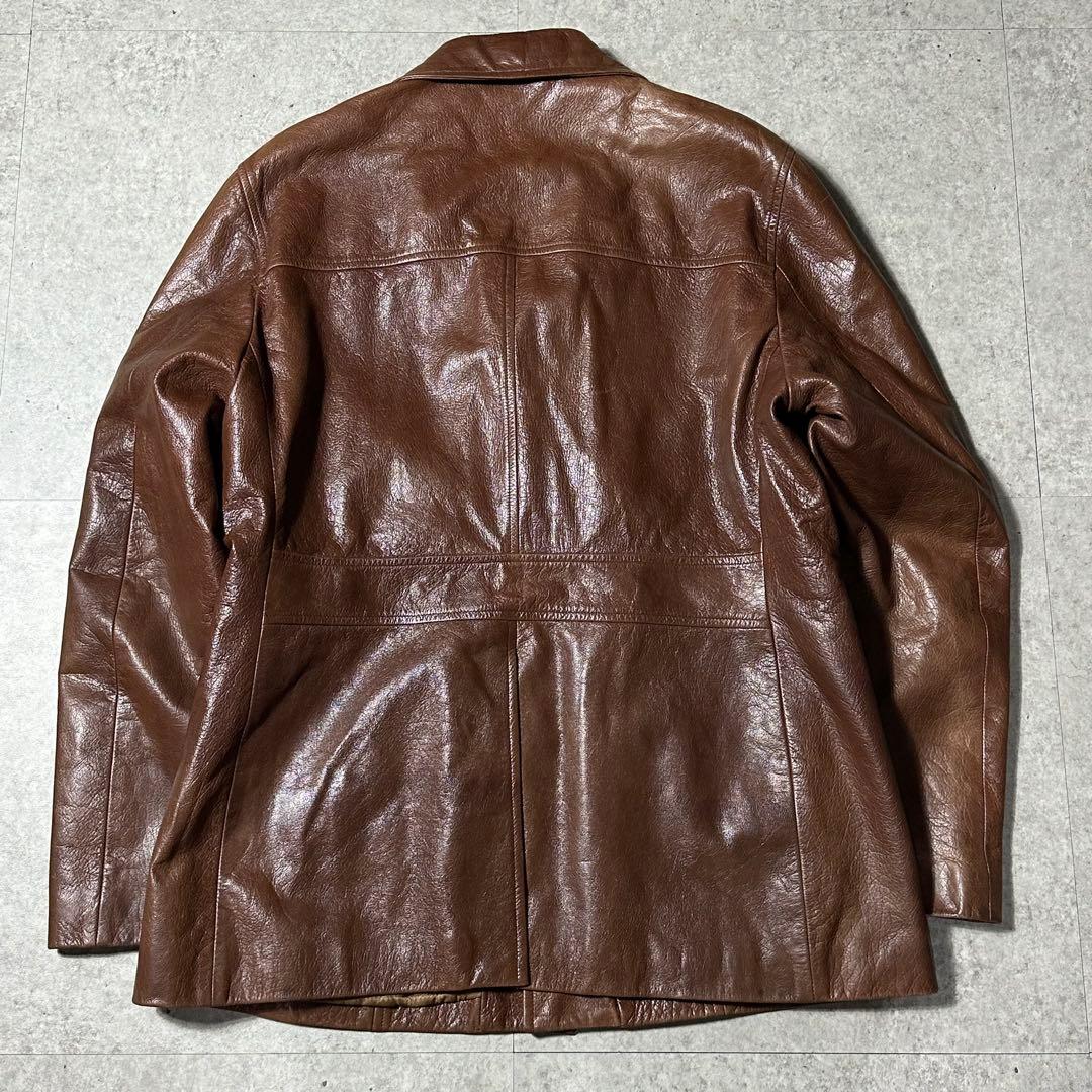 KENZO HOMME 羊革 カーコート ブラウン archive