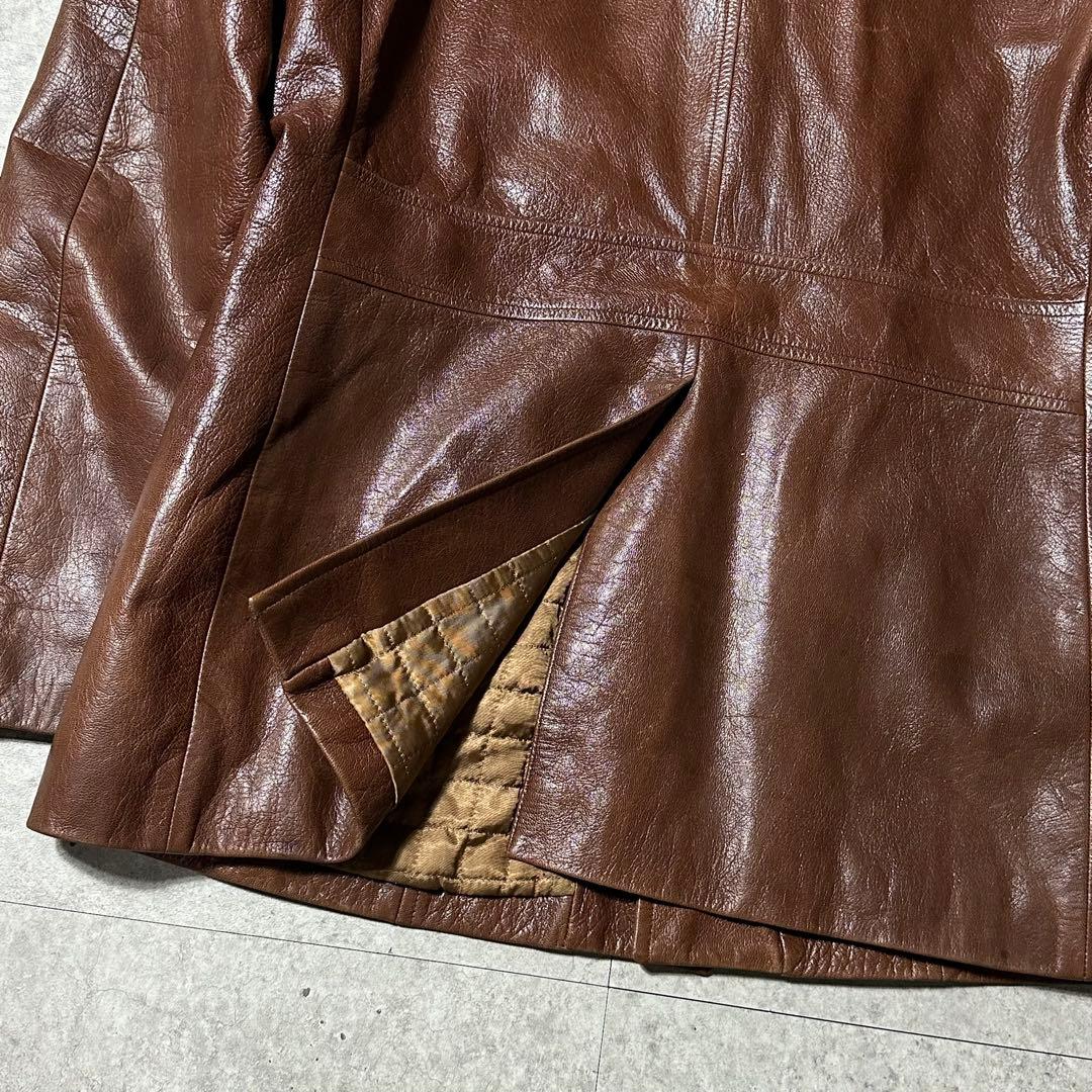 KENZO HOMME 羊革 カーコート ブラウン archive