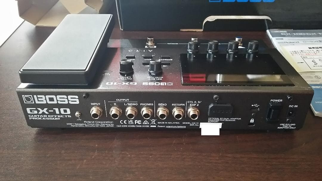 ほぼ新品 BOSS GX-10 Guitar Effects Processor