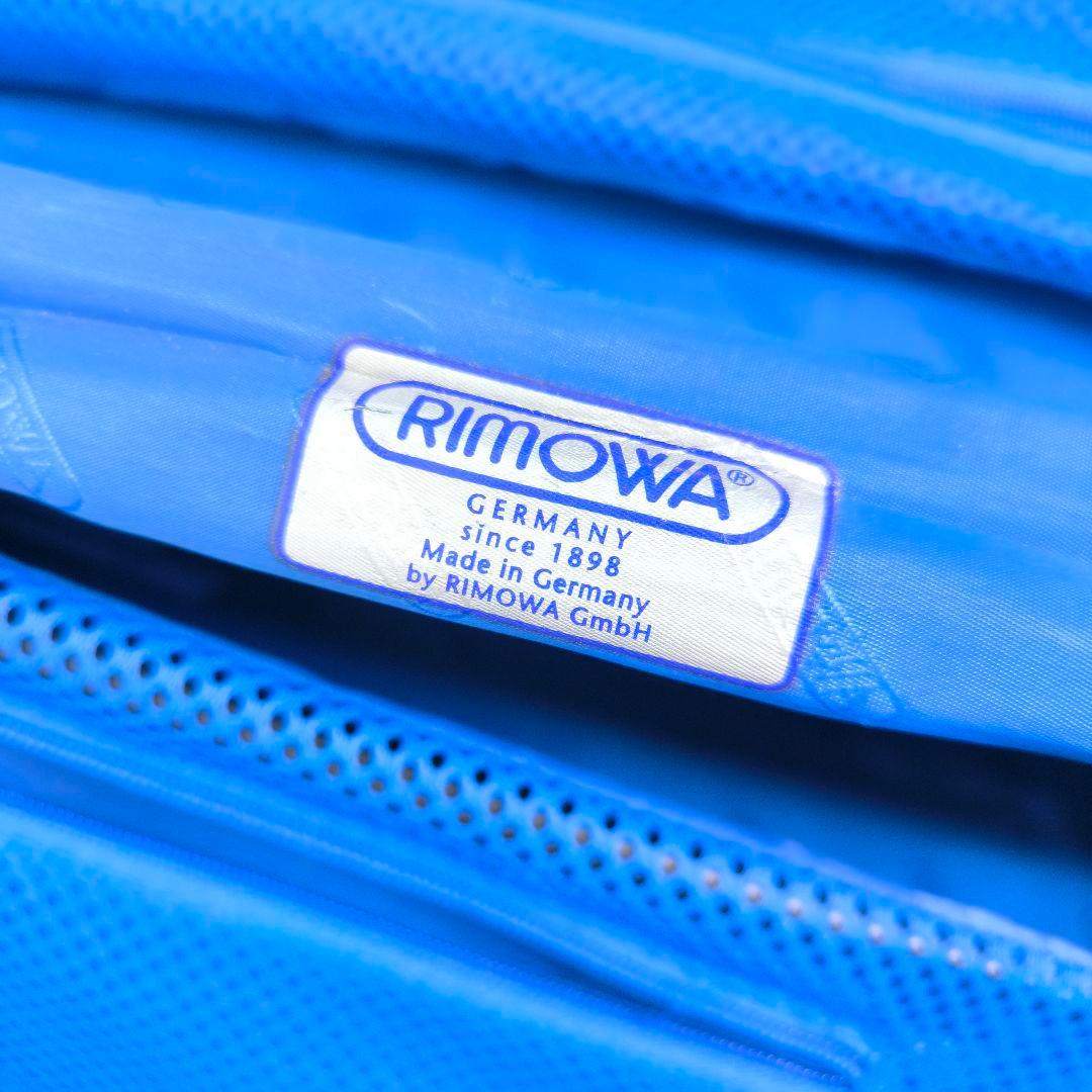 廃盤 青ロゴ リモワ トパーズ 932.77 104L 4輪 キャリーケース