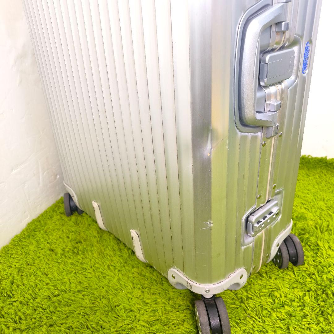 廃盤 青ロゴ リモワ トパーズ 932.77 104L 4輪 キャリーケース