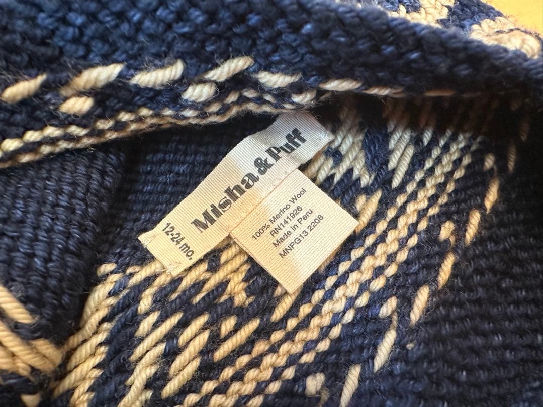 n*e様 Misha&Puff zigzag pointy peak hat