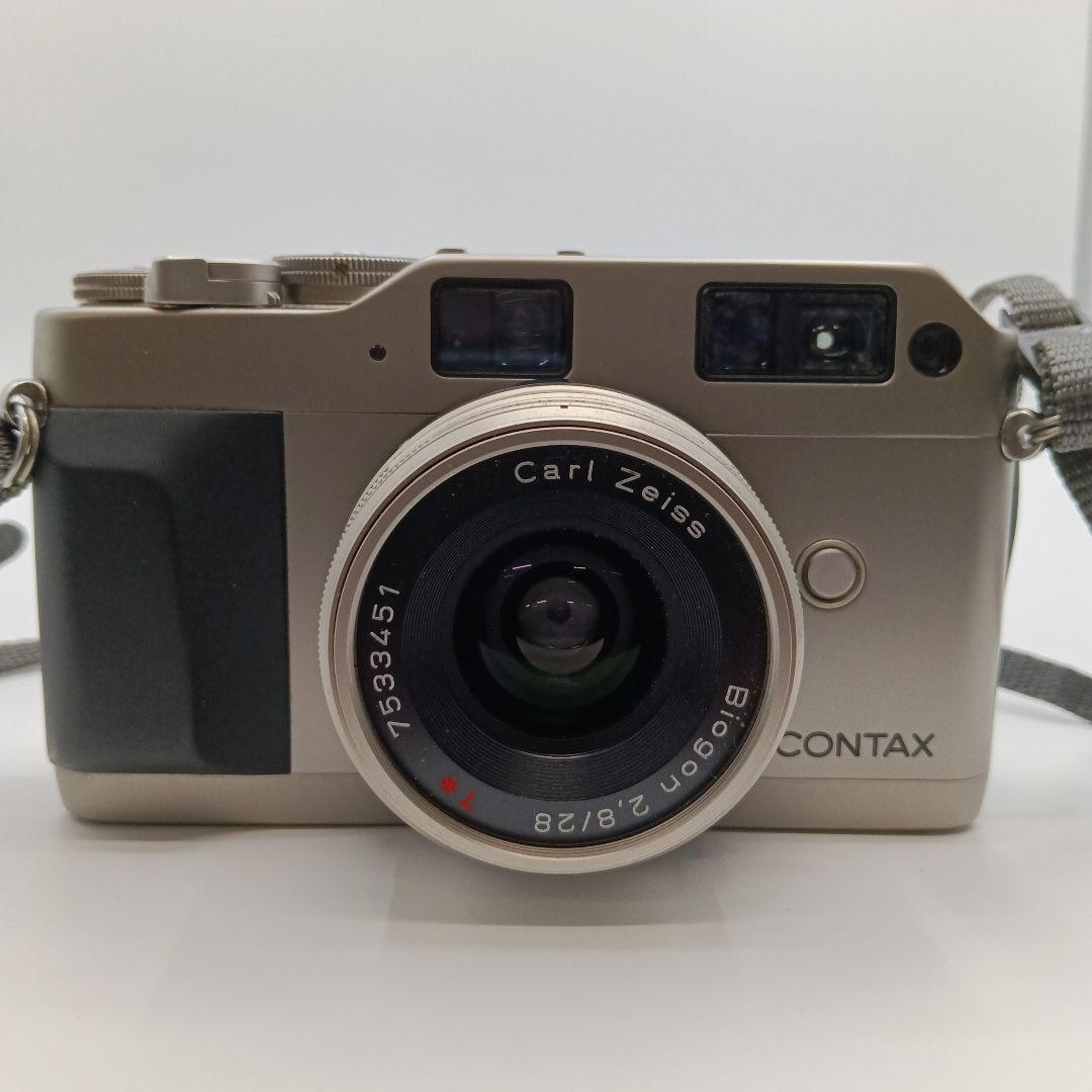 CONTAX G1 シルバー フィルムカメラ　上野2