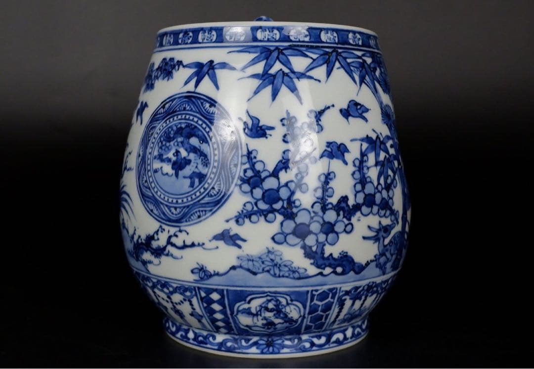 宮川香齋　真葛　祥瑞写水指　共箱　淡々斎書付　京都　茶道具　真作保証