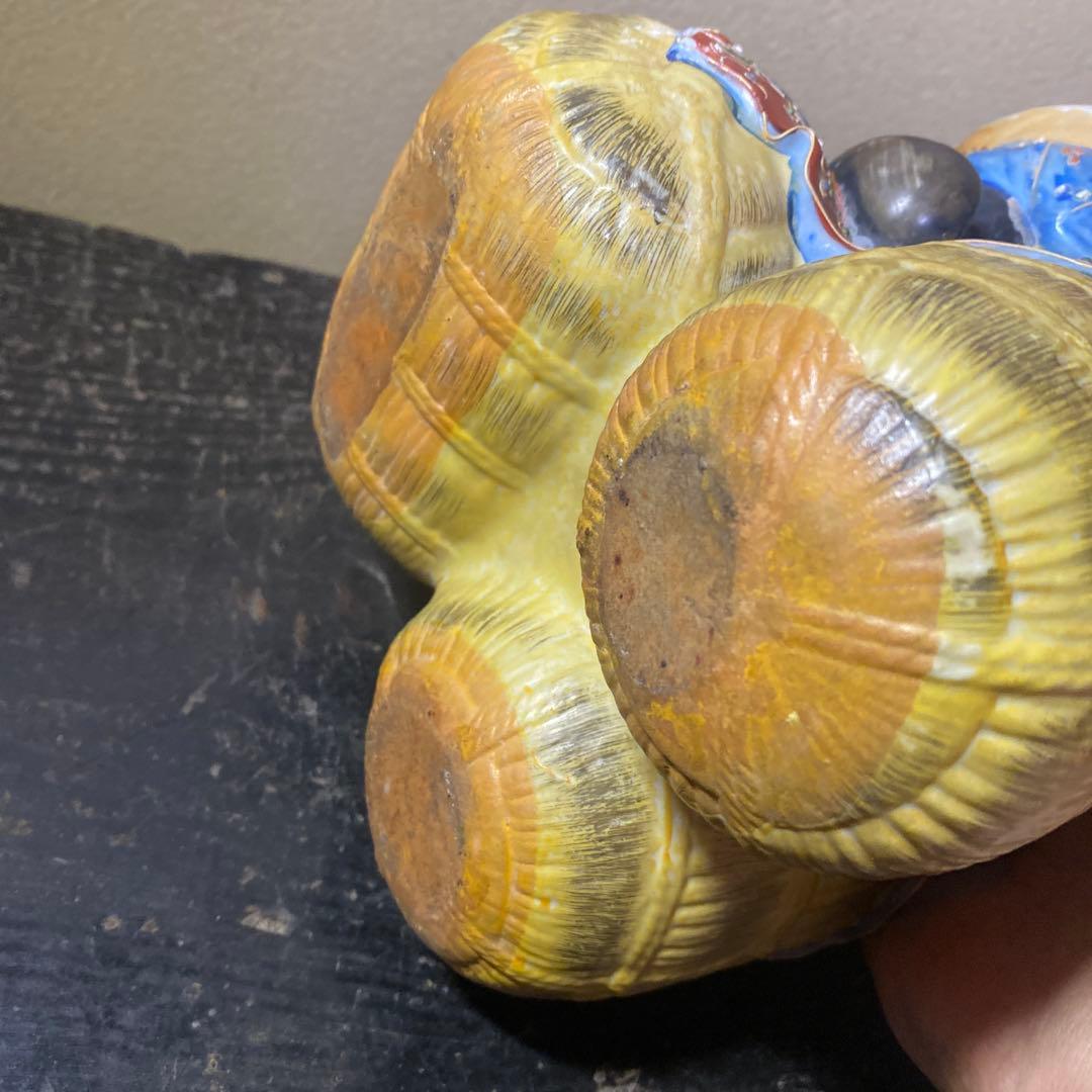 古九谷焼　大黒天置物