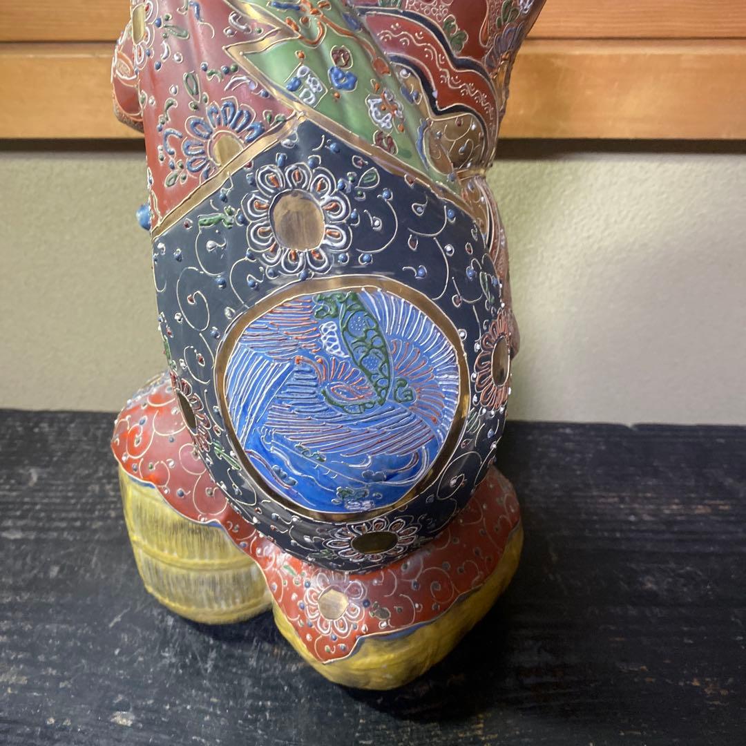 古九谷焼　大黒天置物