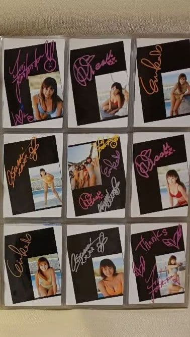 激レア　アイドルコレクションカード　フルコンプリート　直筆サイン