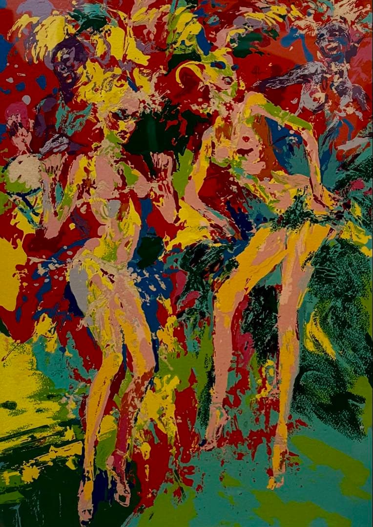 【真作】リロイ・ニーマンLeroy Neiman「PASSISTAS」セリグラフ
