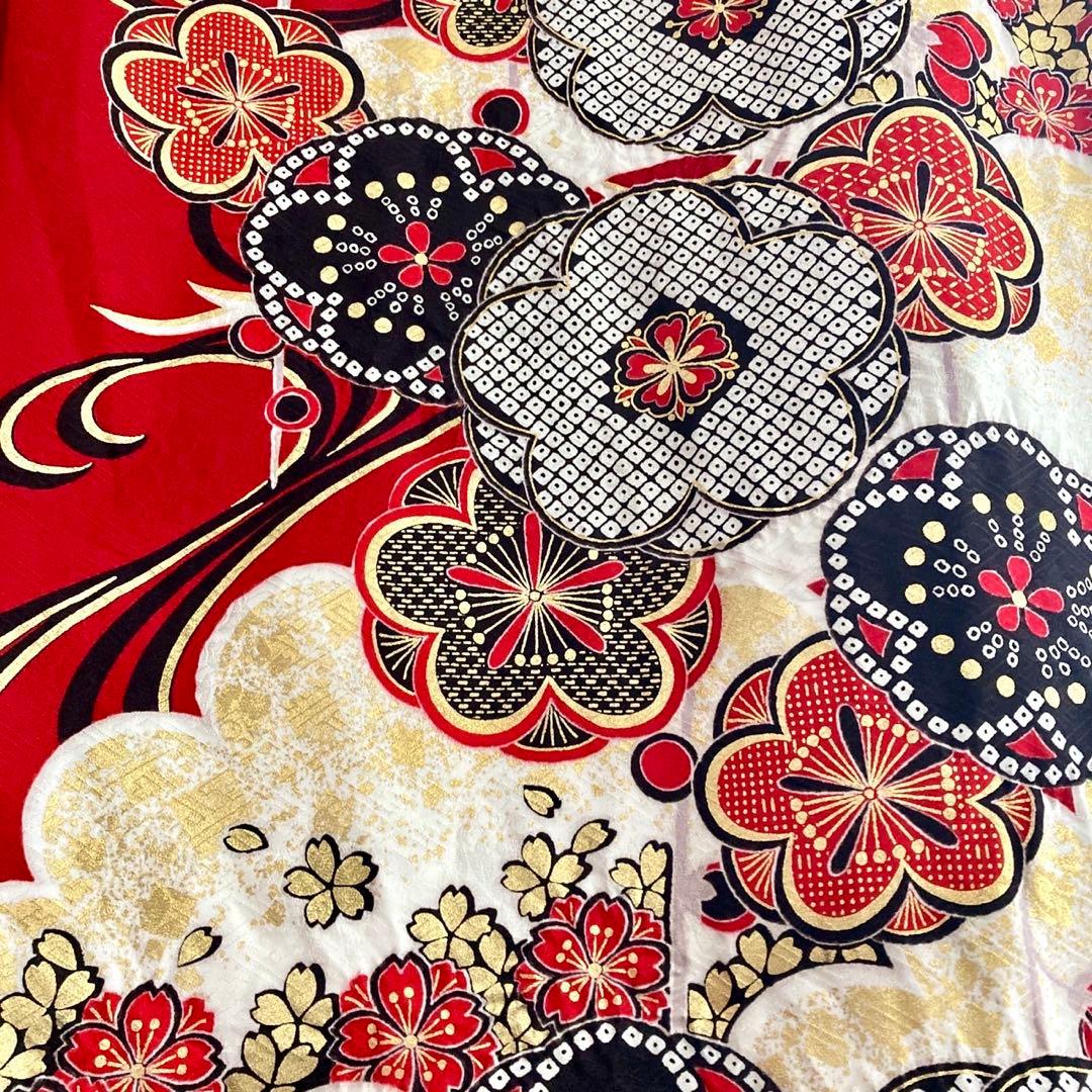 ★™️ 身丈170 赤 振袖4点セット‼️お振袖セット‼️ NO109 フルセット