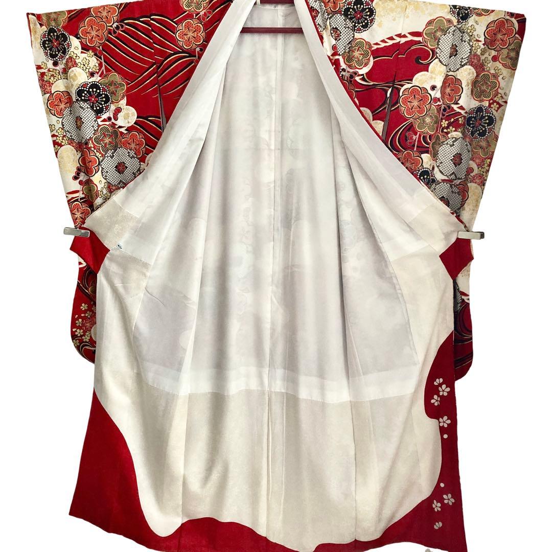 ★™️ 身丈170 赤 振袖4点セット‼️お振袖セット‼️ NO109 フルセット