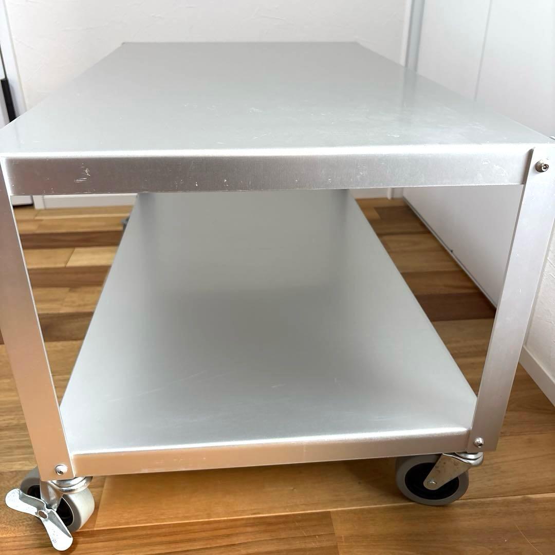 廃盤 無印良品 MUJI アルミ　ローテーブル 大