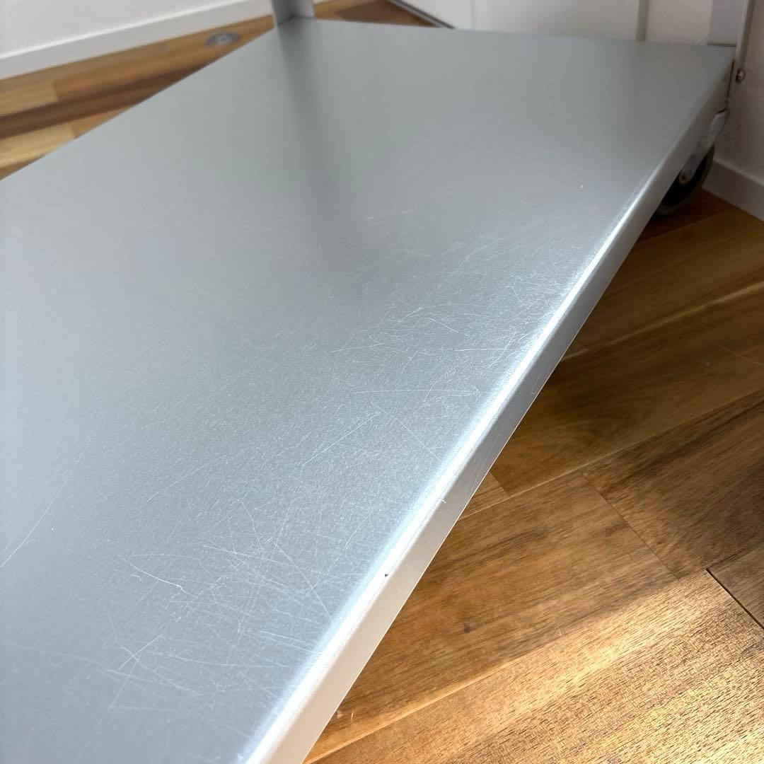 廃盤 無印良品 MUJI アルミ　ローテーブル 大