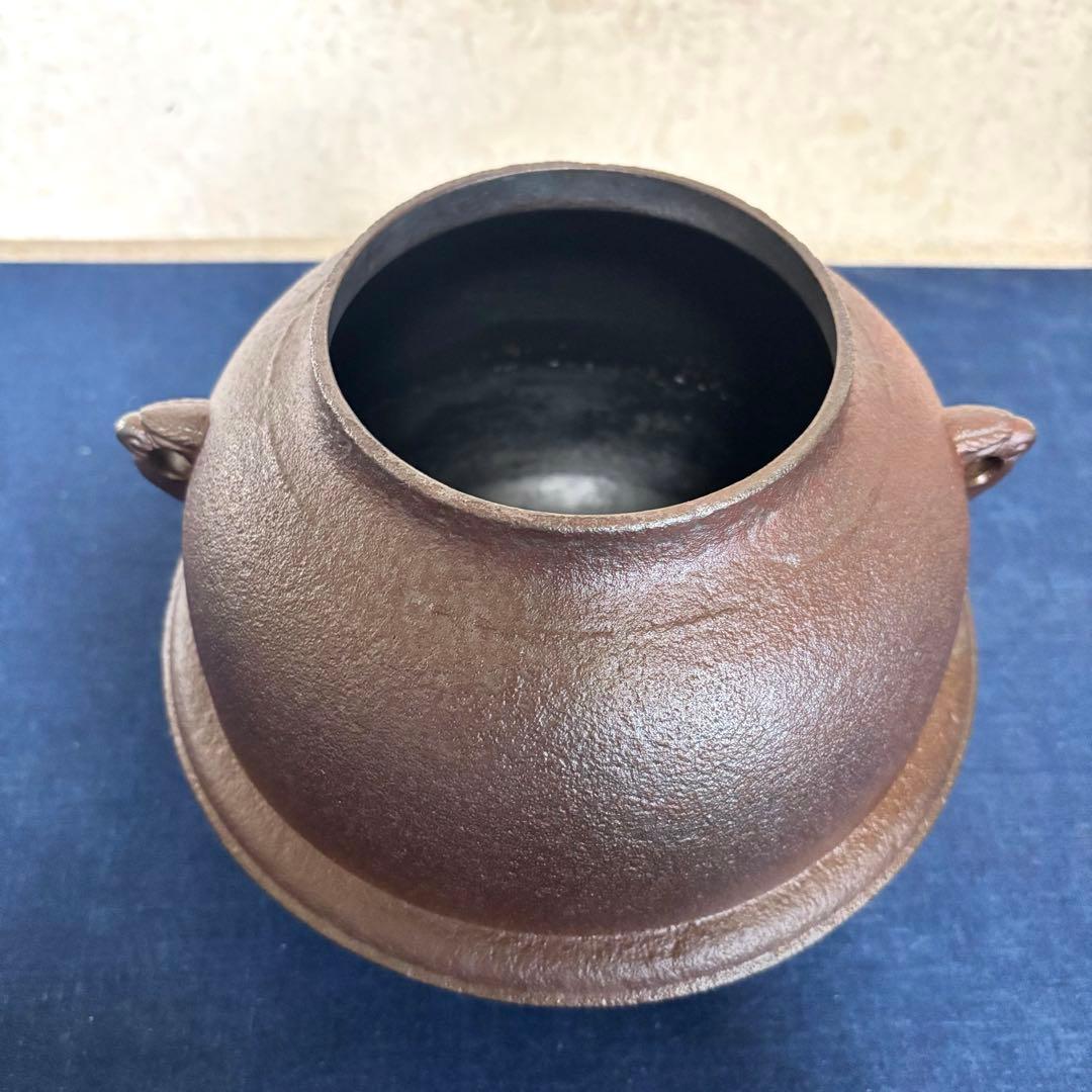 人間国宝敬典造 風炉 茶釜 電熱器 唐銅朝鮮風炉釜 野々田電熱器 敷板 茶道具