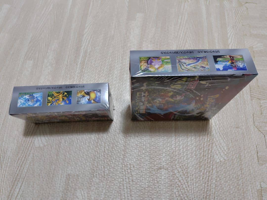 ポケカ　古代の咆哮、シャイニートレジャー　未開封BOX　シュリンク付