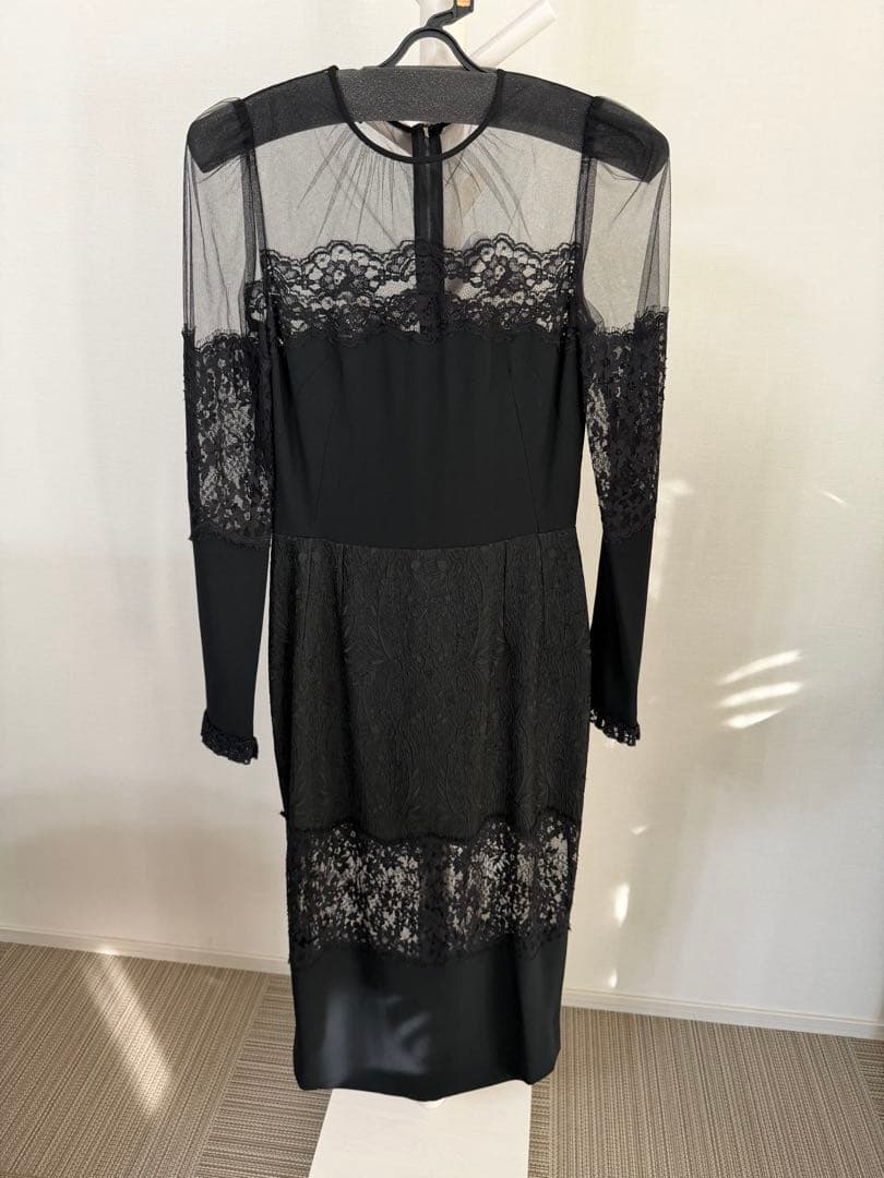 ♡ドルガバ　黒のレース長袖ドレス♡