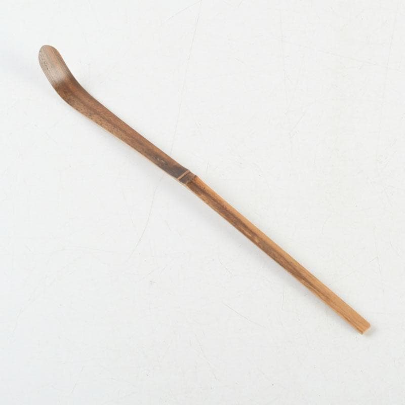 茶道具　影林宗篤　茶杓　銘蓬莱　前大徳　福本積應書付　共筒共箱　V　9575