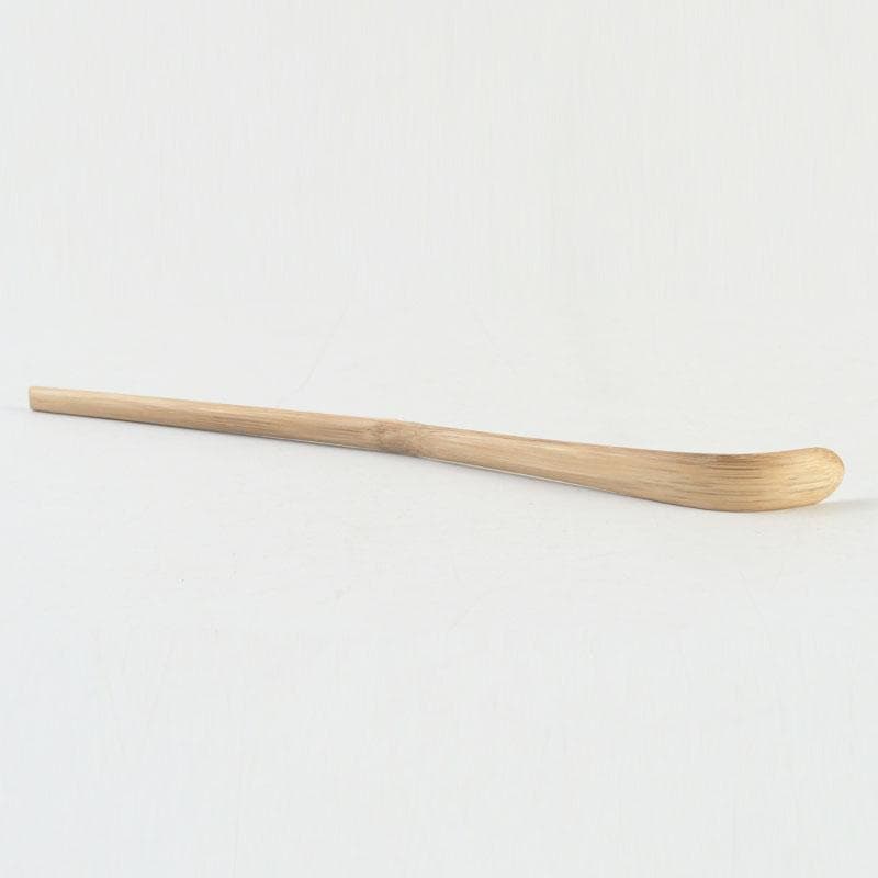 茶道具　影林宗篤　茶杓　銘蓬莱　前大徳　福本積應書付　共筒共箱　V　9575