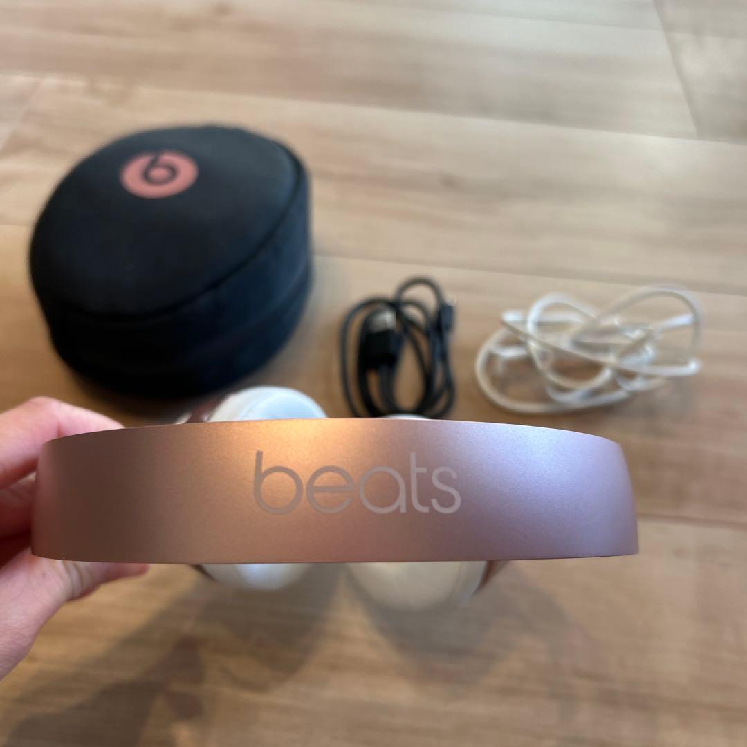 【Kou11】Beats Solo3 ワイヤレスヘッドホン ローズゴールド