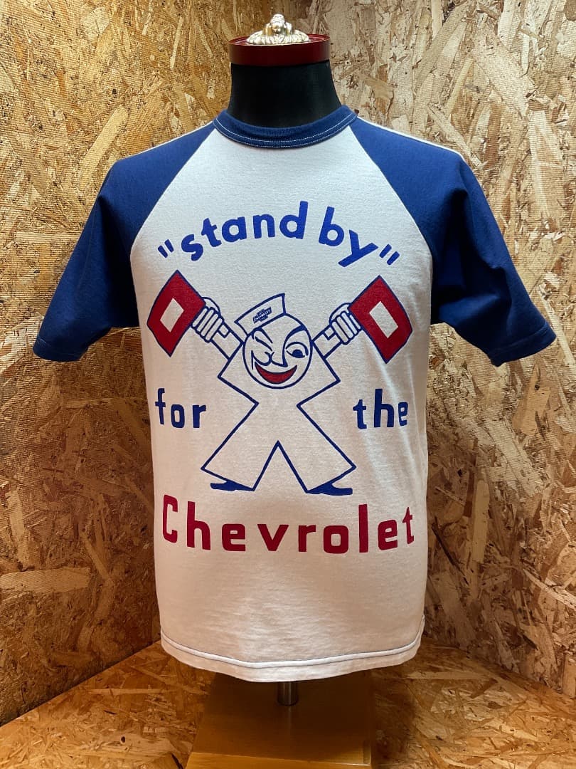 ブートレガーズ CHEVROLET シボレー 半袖 Tシャツ 2トーン S