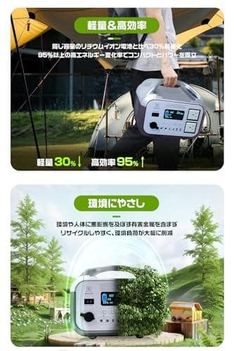 【HIKARI 】ポータブル電源 576Wh 180000mAh 定格出力71p