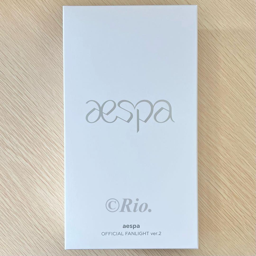 トレカ4枚付き aespa 公式 新品 ペンライト VER2 最新 ver.2