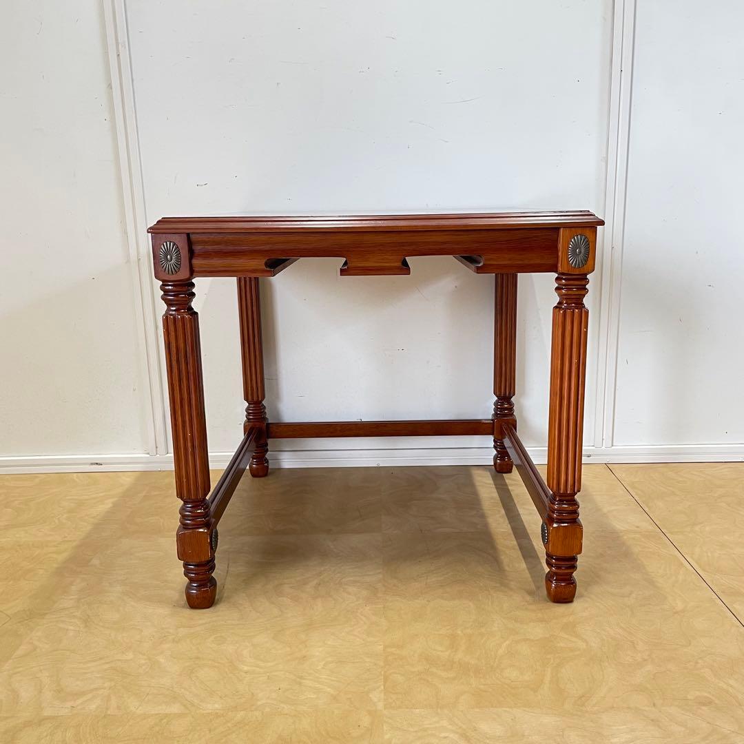 英国スタイル サイドテーブル コンソール 台 デスク 机 テーブル アンティーク