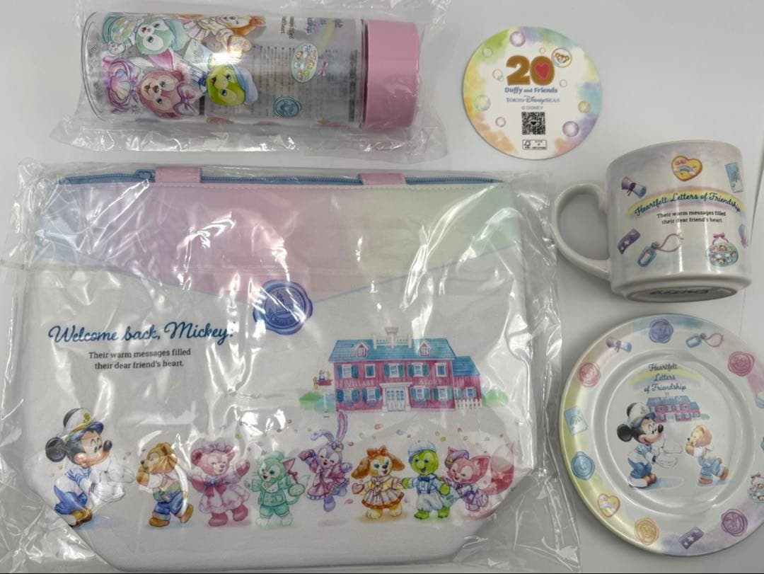 ダッフィー ハートフェルトレターズオブフレンドシップ　　スーベニアセット