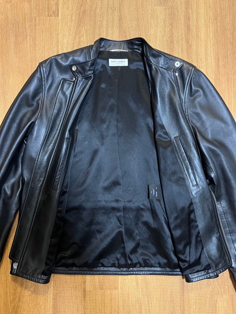 SAINT LAURENTサンローラン キースレーサー レザージャケット 54
