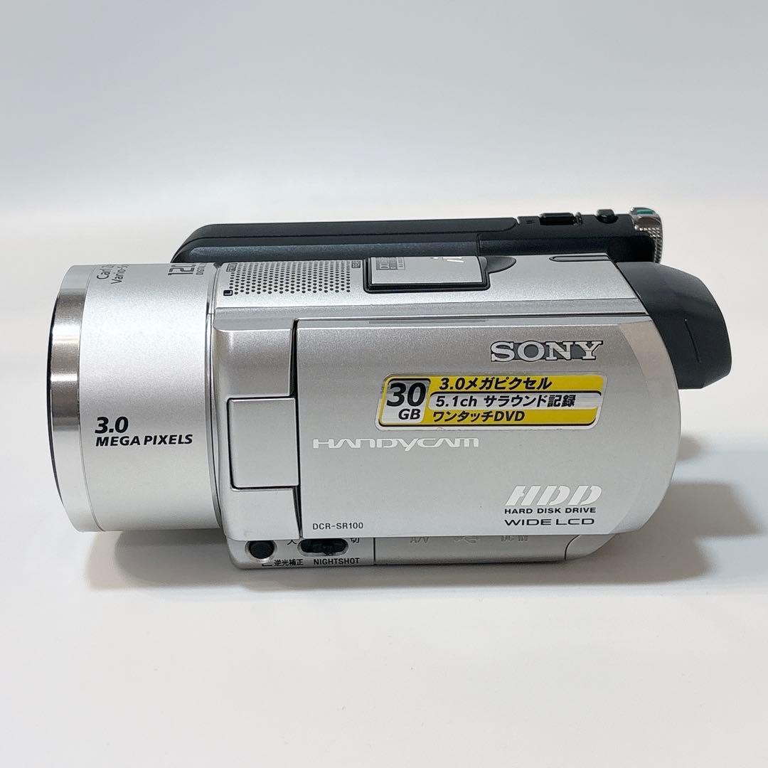✨美品✨ ソニー HDD30GB搭載 デジタルビデオカメラ DCR-SR100