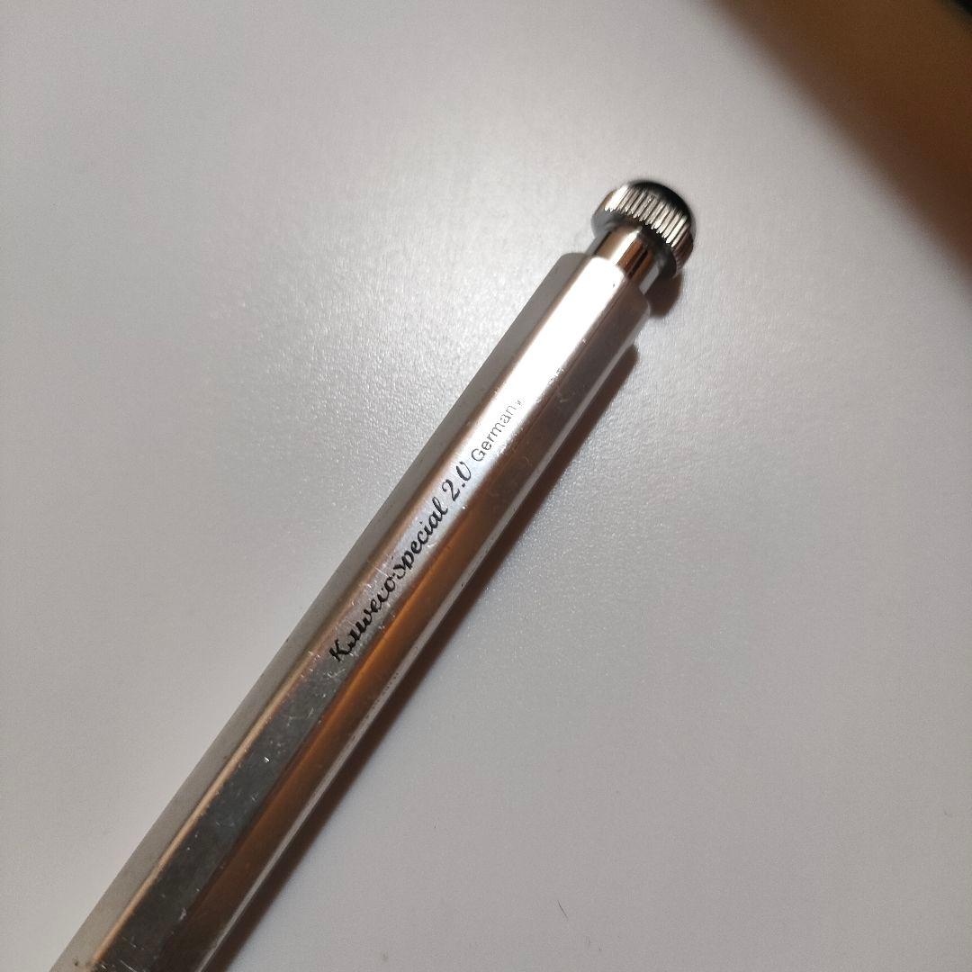 【幻】Kaweco シャイニーシルバー 2.0㍉　カヴェコスペシャル　クリップ付