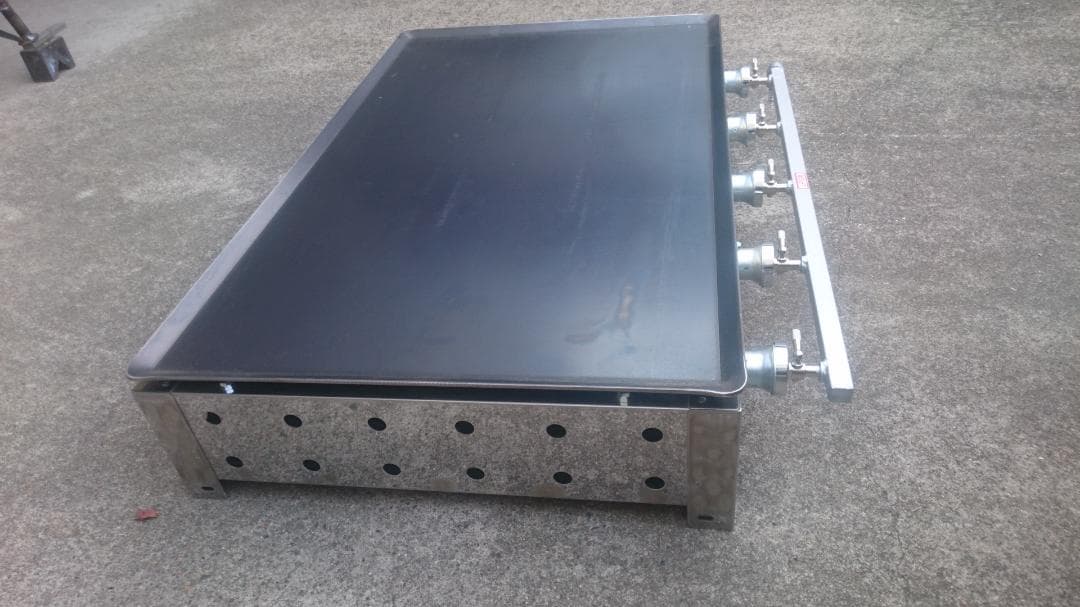 ９０×５５【新品　グリドル　鉄板焼　グリラー】台付　天板１枚　お好み焼きそば　祭