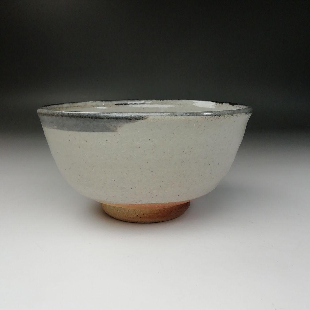 Ｔ２１３　茶碗　『唐津茶碗』『日在窯　鶴田豊己』　共箱　抹茶碗　茶道具