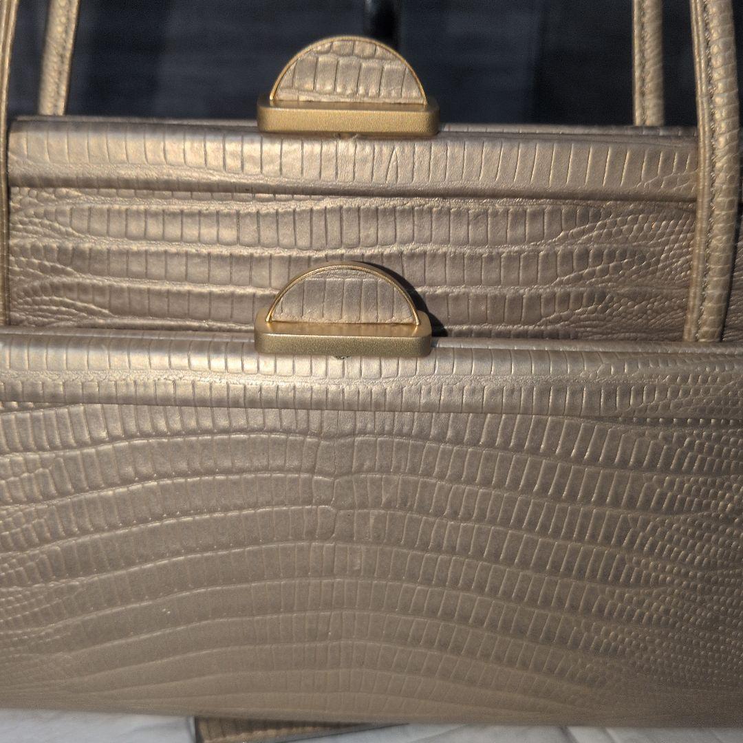 【美品】RODO ロド italy クロコ型押　ワンショルダーバッグ