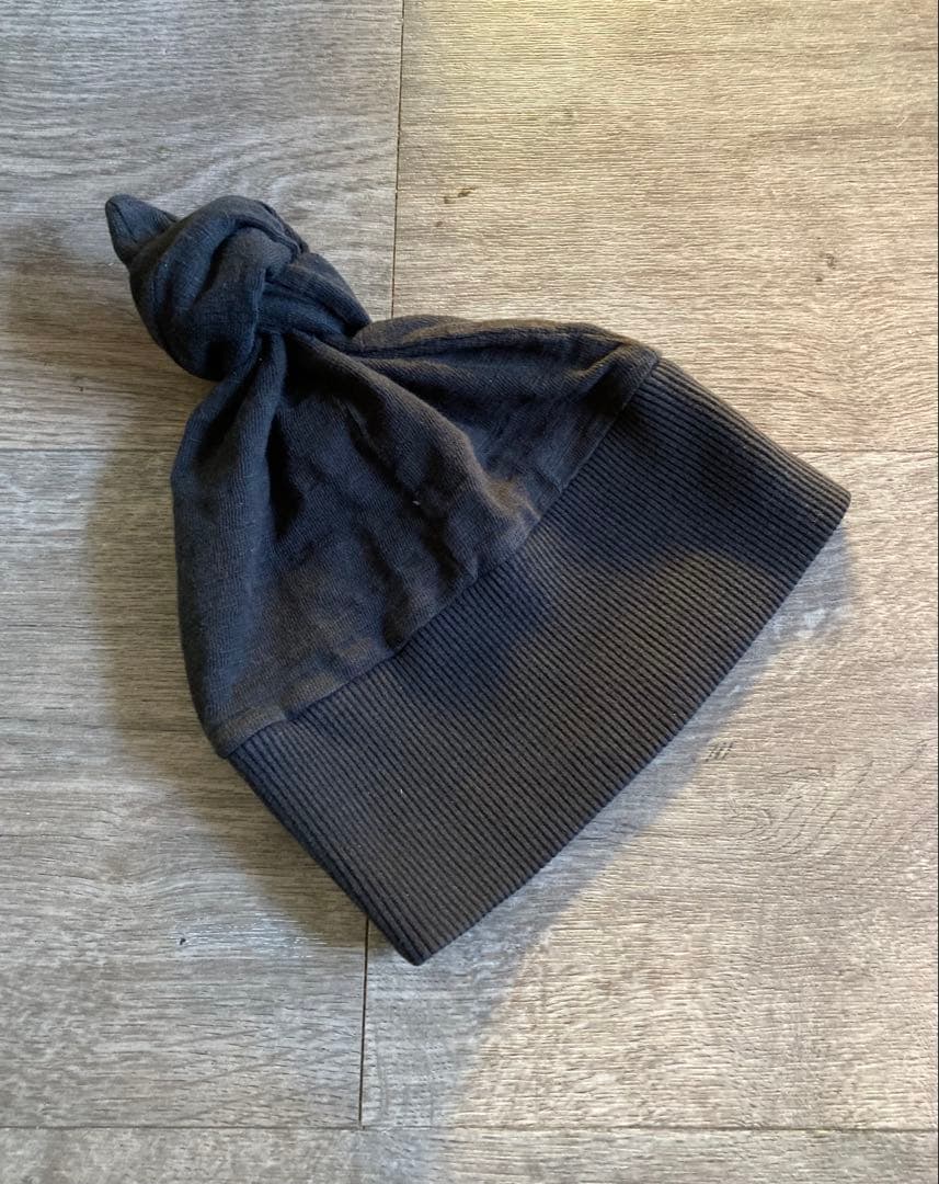 kapital キャピタル ニット帽　ビーニー ロングキャップ ブラック 中古