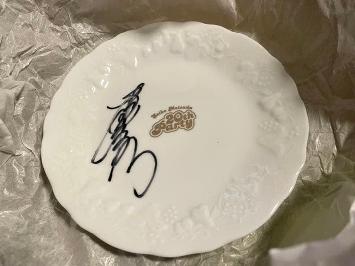 シバケンさん専用 松田聖子　直筆サイン入り　キャンドルセット