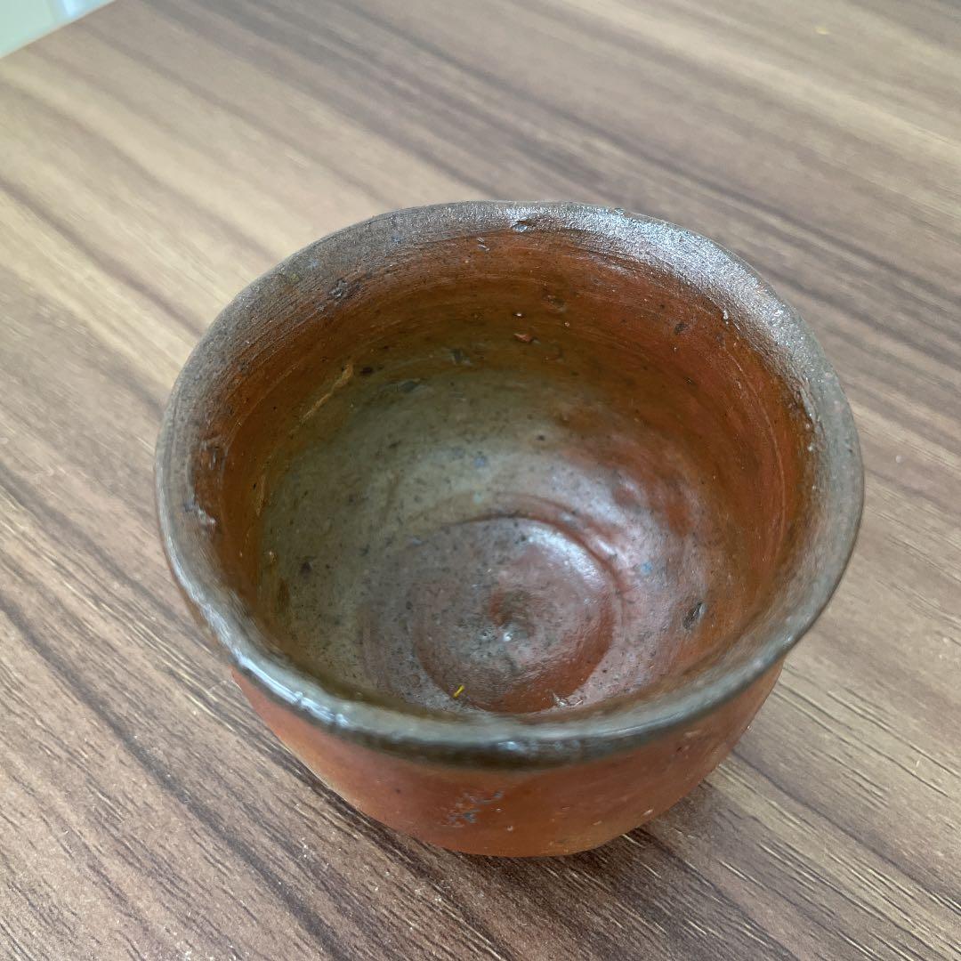 【骨董品】小西陶蔵作 備前焼 酒呑 (No.11)