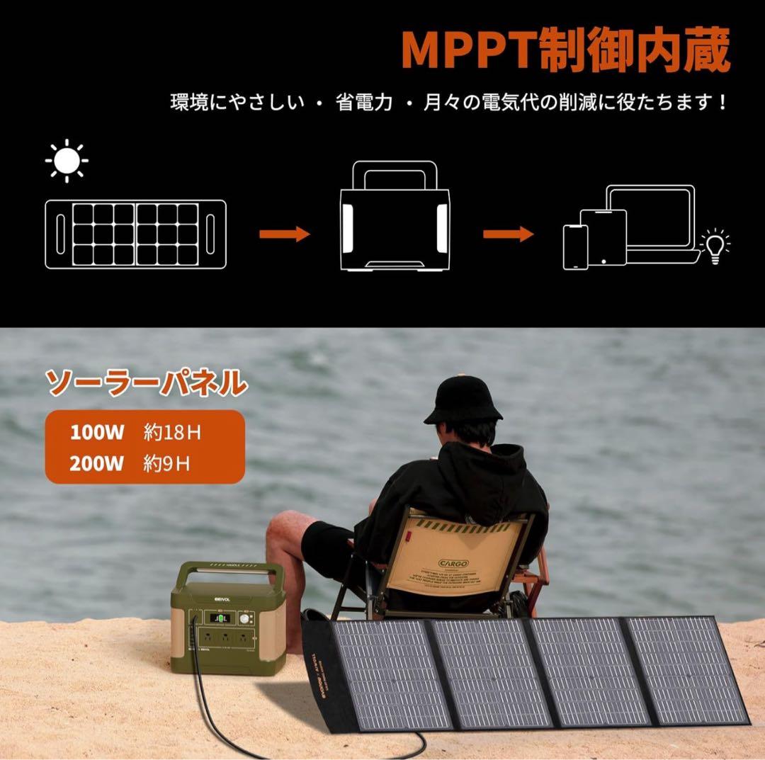 EEIVOL EV2000 ポータブル電源 1200W 1531Wh
