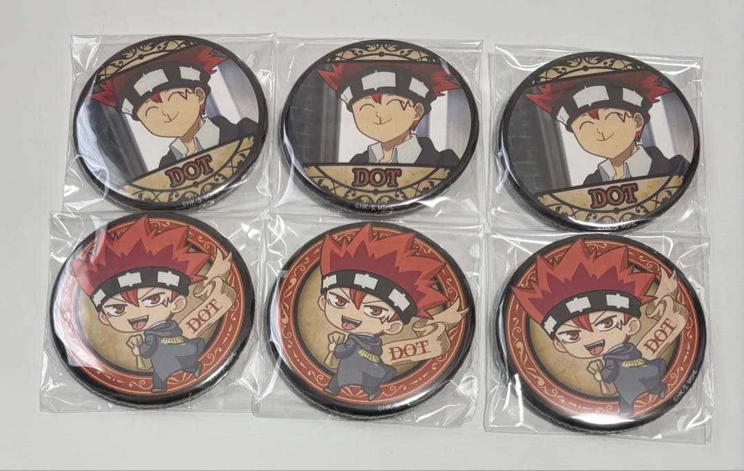 マッシュル ばっくだっこ 缶バッジ くじ ドット バレット