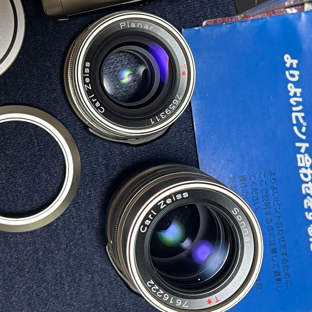 CONTAX G1 フィルムカメラ レンズセット ROM改造済み