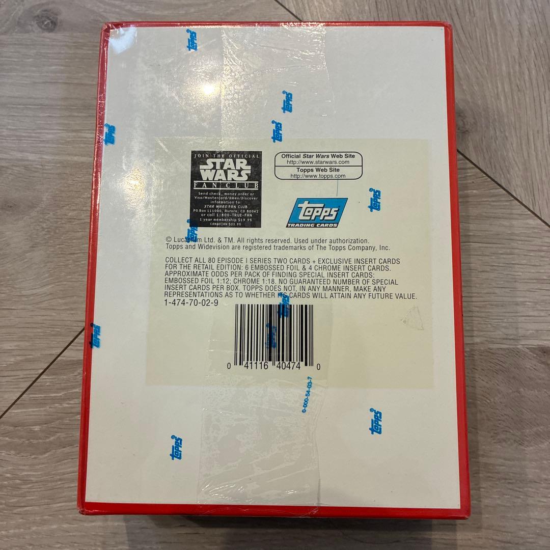 スターウォーズ エピソード1 ファントム・メナス　カード シュリンク付き BOX