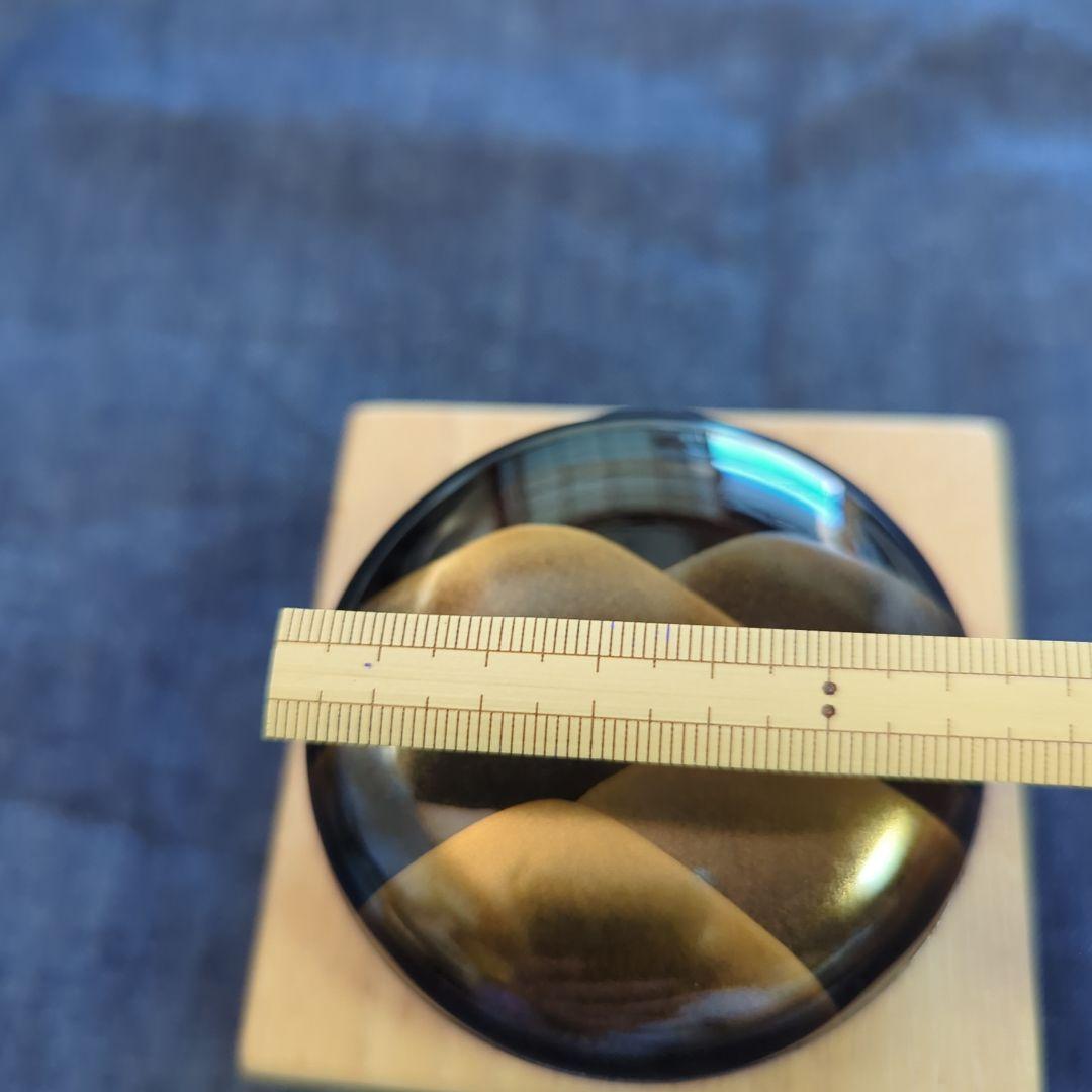 北浜宗貴 遠山蒔絵 波模様 漆塗り棗 木箱付き 新品