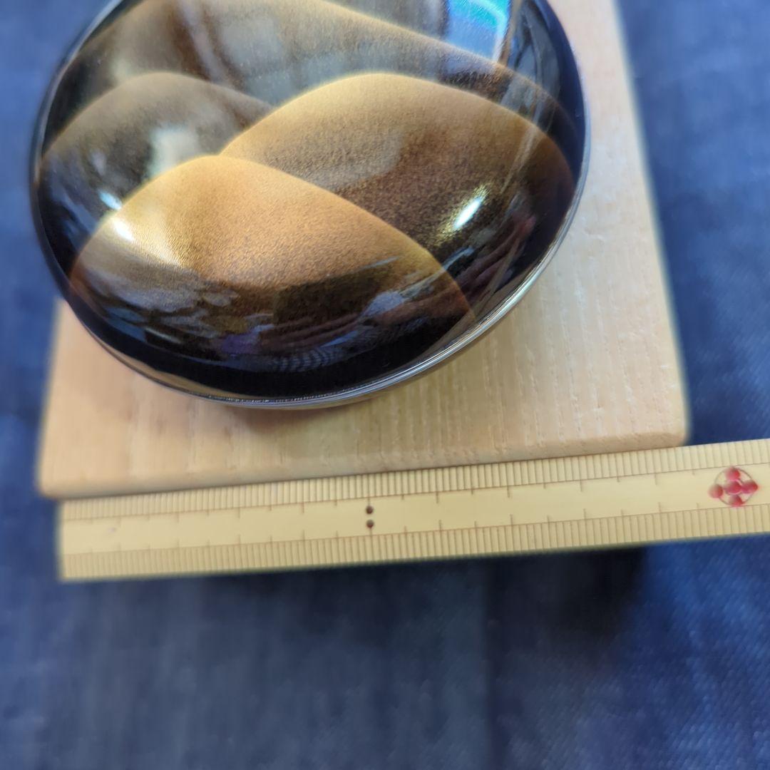 北浜宗貴 遠山蒔絵 波模様 漆塗り棗 木箱付き 新品