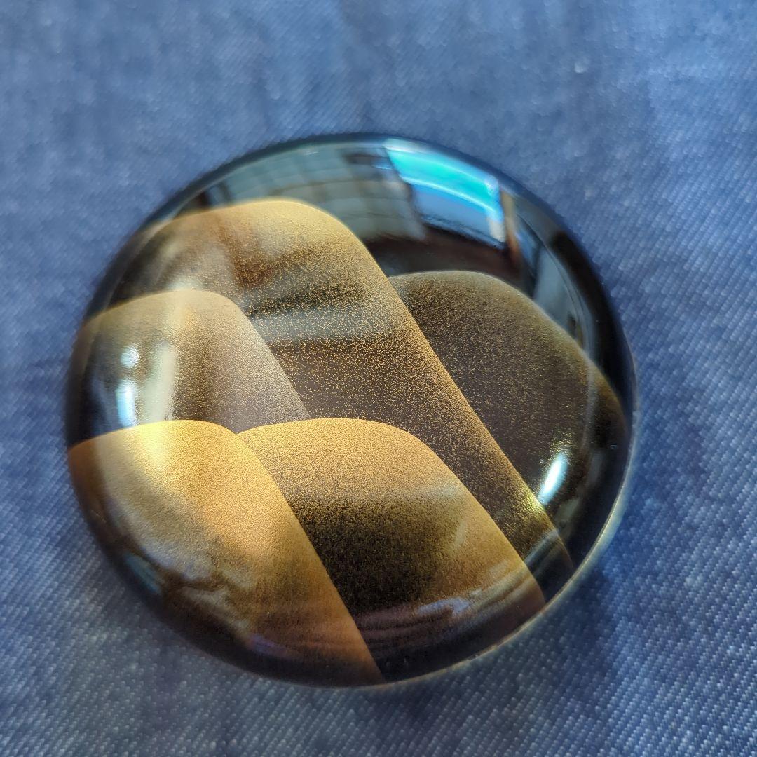 北浜宗貴 遠山蒔絵 波模様 漆塗り棗 木箱付き 新品