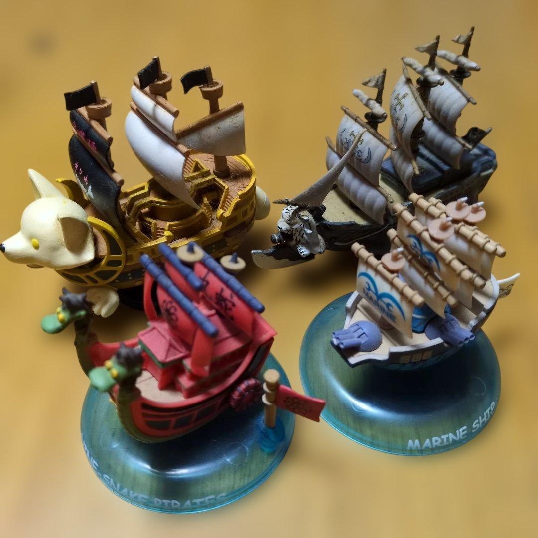 ワンピース　船4隻　ワールドコレクタブル等