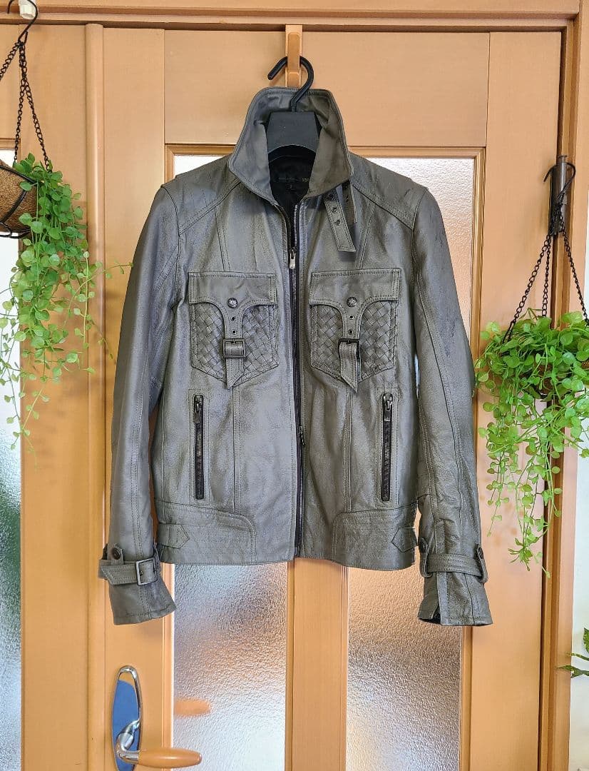 ✨入手困難✨シングルライダースレザージャケット・SCHLUSSEL・M