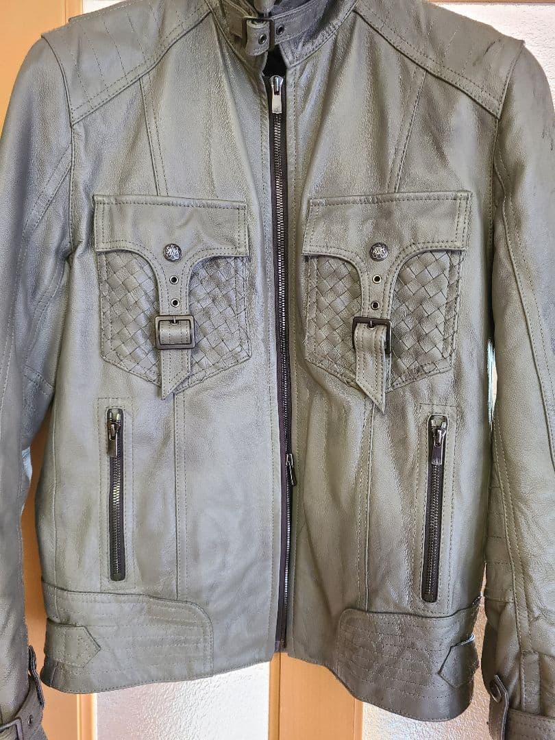 ✨入手困難✨シングルライダースレザージャケット・SCHLUSSEL・M