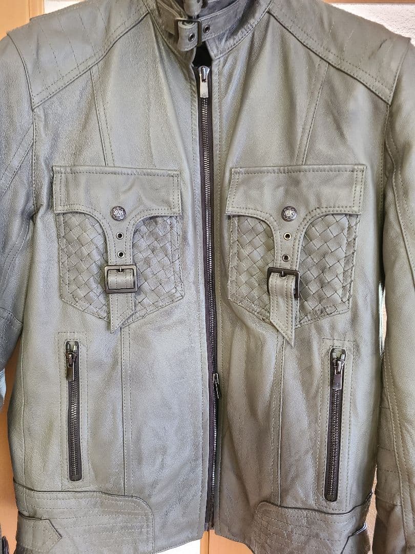 ✨入手困難✨シングルライダースレザージャケット・SCHLUSSEL・M