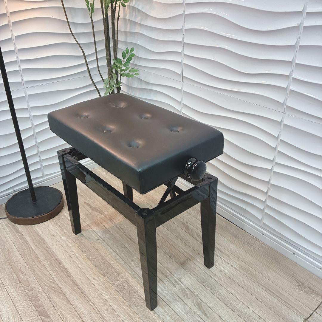 ◇ピアノ椅子◇ピアノスツール◇高さ調節可能◇